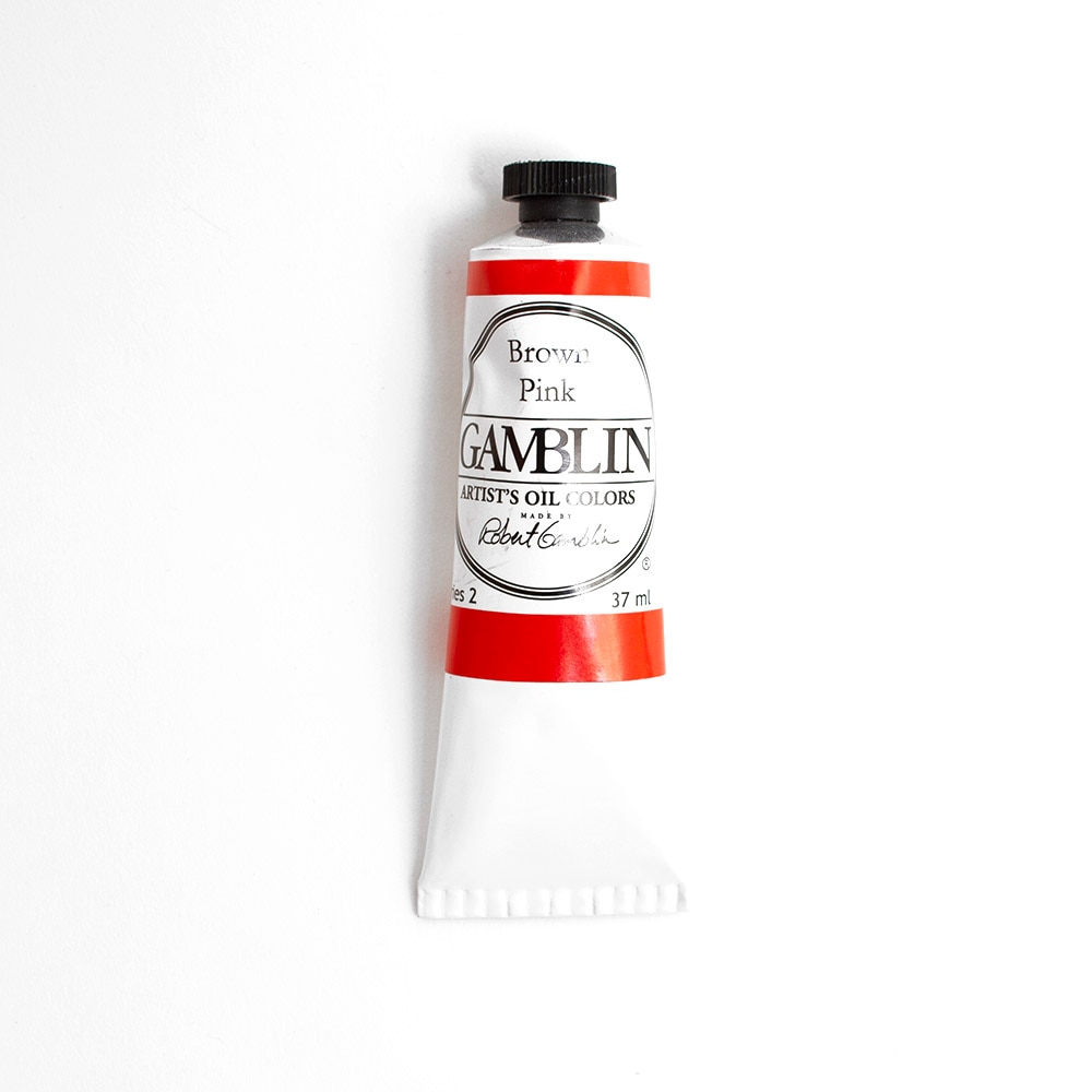 Gamblin, Oil, Art & School, Artist Grade, Paint, 37ml, 45670, Brown Pink